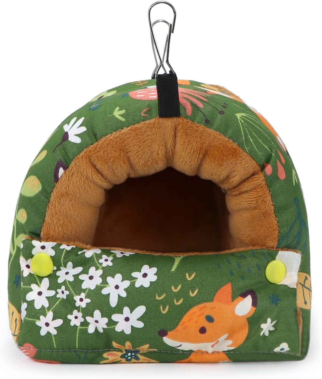 Wontee Bird Nest House Winter Warm Snuggle Hut Bird Bed Hanging - Small / Green - image 3