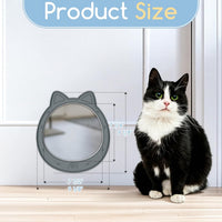 Large Cat Door Interior Door - Smoky Gray - image 2