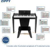 Kids Piano Keyboard, 37 Keys Digital Piano for Kids - Black Plus - image 3