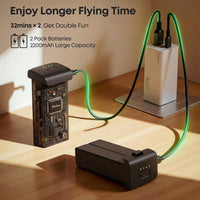 Bwine F7MINI 8K Photo 5.5" 1080P RC Screen Drones with Camera - Black and Orange - image 3