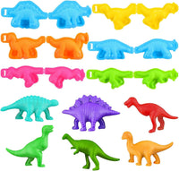 Unleash Creativity with 6 Unique Dino Molds Dough Toys Dough - 6PCS-Dinosaur