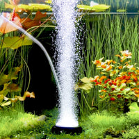 hygger aquarium air stone kit with 2 inch nano disk, hose, valves and suction cups