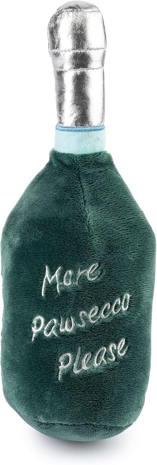 Haute Diggity Dog Woofford Reserve Bottle Plush Dog Toy - Pawsecco (Dark Gray) / One Size - image 2