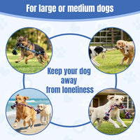 Bmag Dog Rope Toys for Aggressive Chewers - Blue - image 3