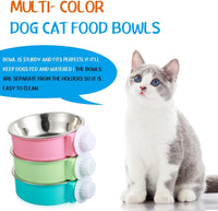 24 Pcs Crate Bowls for Dog Rabbit Ferret, Hanging Feeders - Bright / 12 - image 3