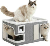 Cat Houses for Indoor Cats - Grey / X-Large