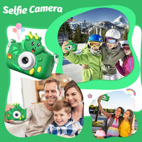 Goopow Kids Selfie Camera Toys for Girls Age 3-9 - Green1 - image 3