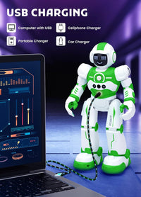 Robot Toys for Kids, Rechargeable Remote & Gesture Control Robots – Fun for Kids & Family - Green - image 4