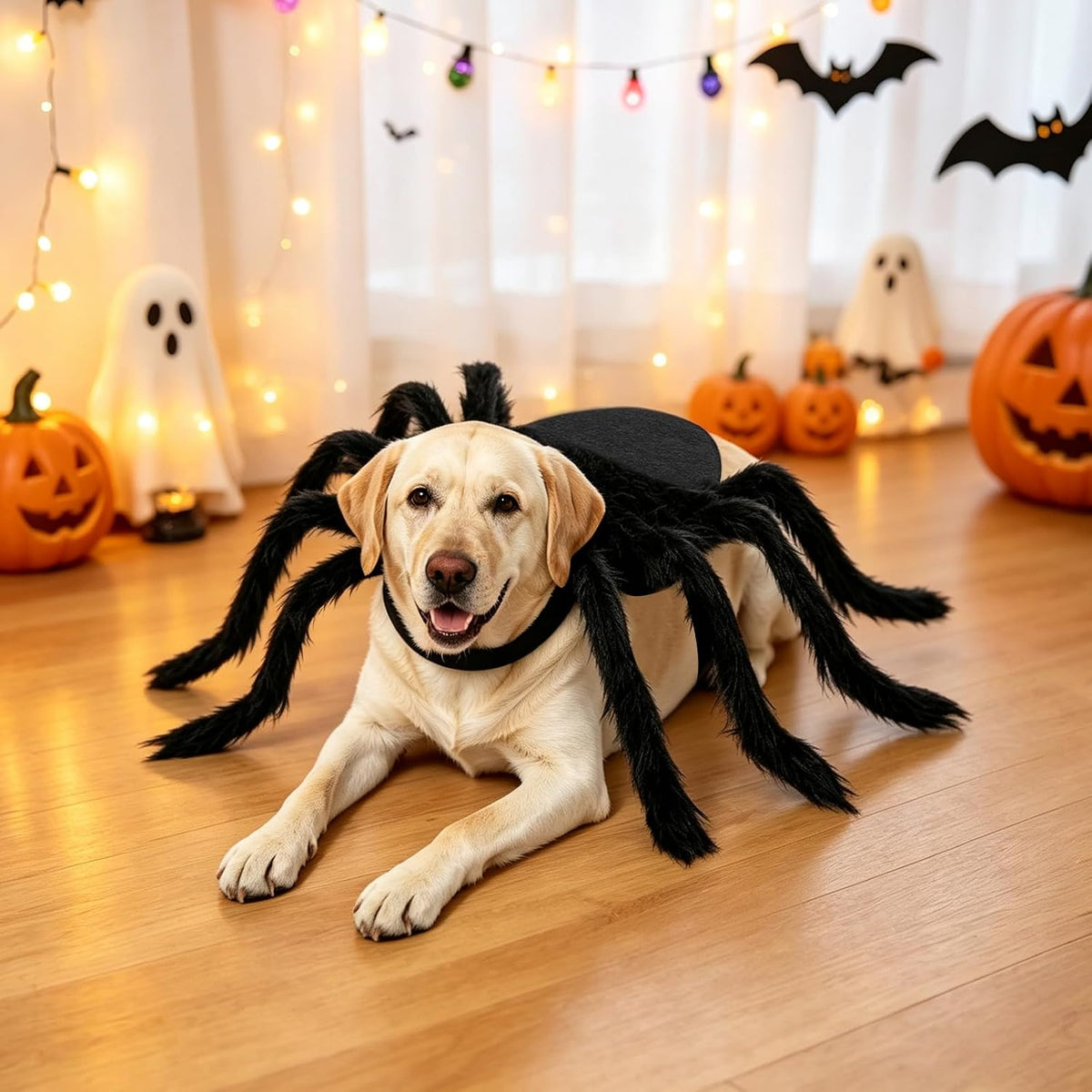 Halloween Spider Costume for Dog Cat - Large - image 2