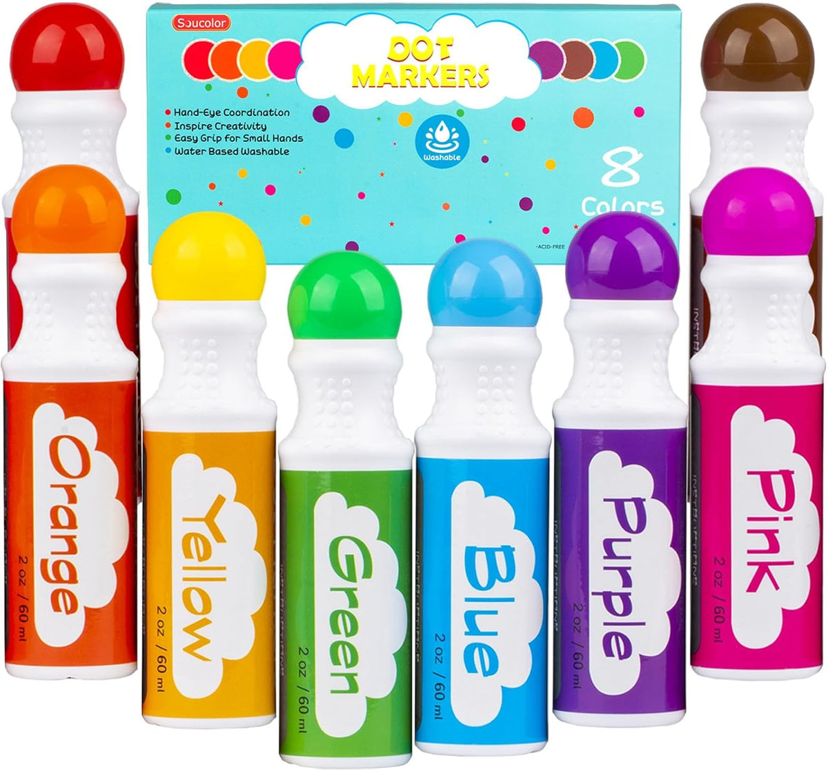 Dot Markers for Toddlers Kids - 8