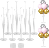 JOYYPOP 4 Sets Balloon Stand Kit For Table - Clear