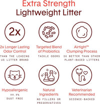 Boxie® Extra Strength Cat Litter, Lightweight 35-Day Odor Control, Clumping, 6.5lb
