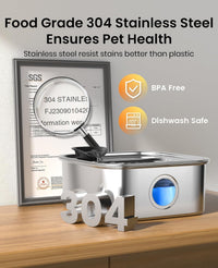oneisall 10L/2.6Gal Dog Water Fountain for Large Dogs – Essentials for Dogs - 10L Dog Fountain+6 Sets Filters - image 4