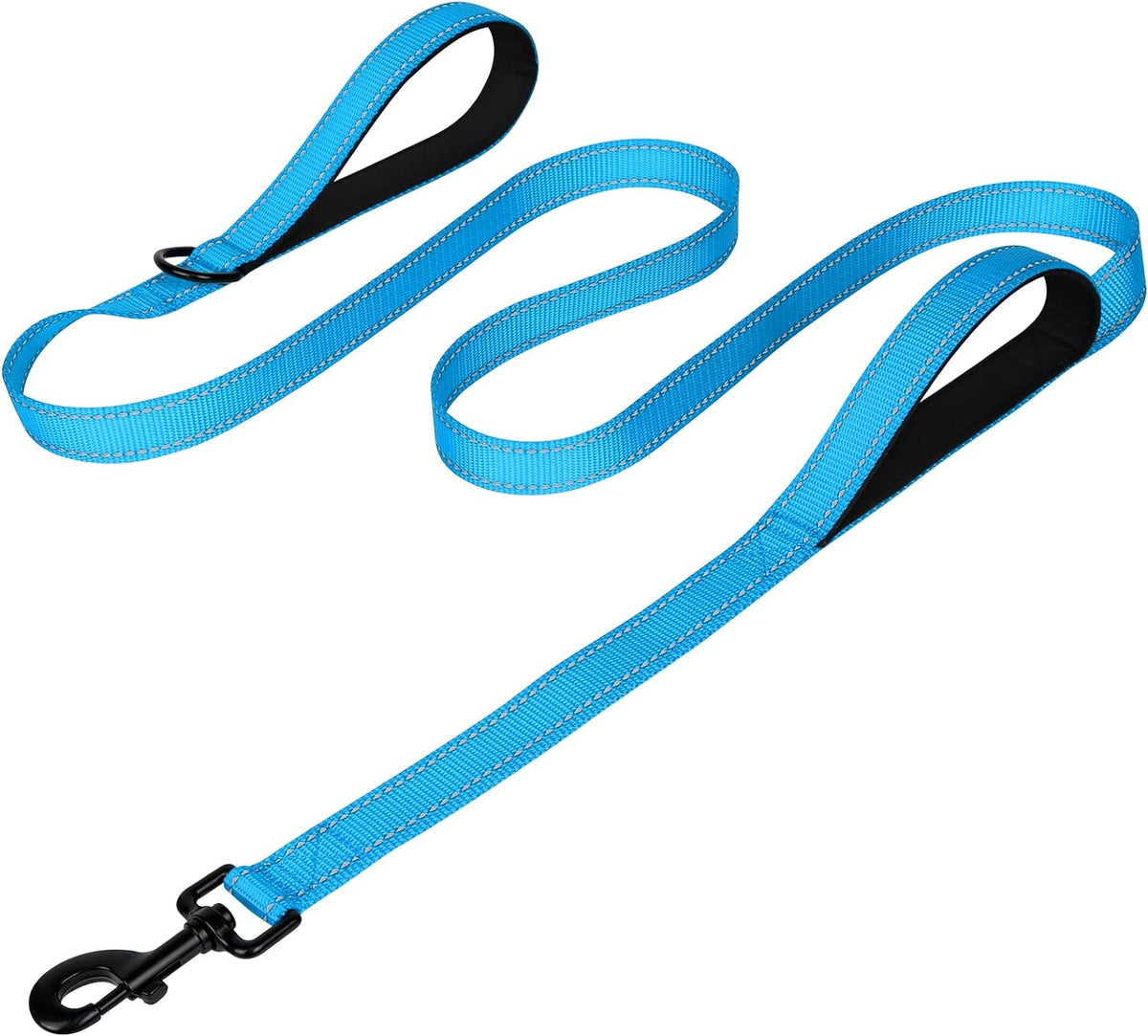 Joytale Reflective Dog Leash for Medium & Large Dogs - 5 ft 2 Handle / SkyBlue
