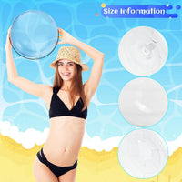 Zhanmai 6 pack of inflatable clear beach balls, 16 inch, for pool and party decorations - view 8