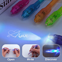 Invisible Ink Pen with UV Light - 5 PACK - image 3