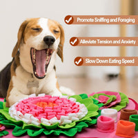 Snuffle Mat for Dogs, Pet Snuffle Mat for Small and Medium Dogs - Pink / 24"L x 16"W - image 2