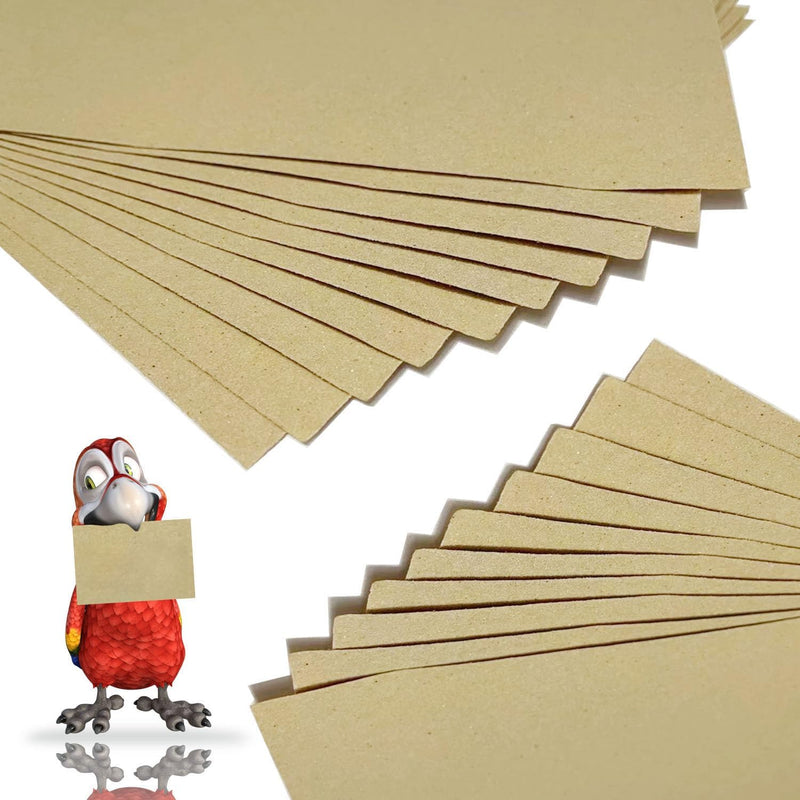 30 Pack Bird Cage Liners, 11x17 Inch Sand Paper Bird Cage Accessories – Essentials for Birds - 30