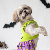 Fitwarm Halloween Pumpkin Dog Dress - Medium / Monster - image 3