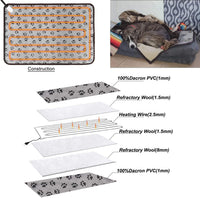 Pet Heating Pad for Large Dogs & Cats - claw / 34X21 inch - image 4