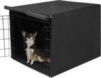 Deblue 36 inch Dog Crate Cover Fit for 36 inch Wire - – Essentials for Dogs - 48.0"L x 30.0"W x 33.0"H / Black