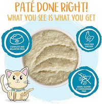 Weruva Wet Cat Food, Press Your Lunch with Chicken Pate, 5.oz Can, Pack of 8