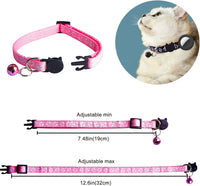 18Pcs Puppy Collars for Litter, Reflective Cat Collar - footprint / Breakaway - image 2