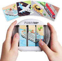 Rotating Puzzle for Toddlers Kids 3+, Travel Essentials Toys – Fun for Kids & Family - Transportation