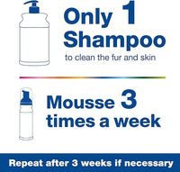Douxo S3 Calm Mousse, Contains 0.75% Ophytrium, Soothing, For Itchy, Irritated or Allergic Skin, For Dogs and Cats, 5.1 fl. oz. (150mL)