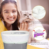 Cat Litter Box Liners Compatible with Top Entry Litter Pans Model - 1 Count (Pack of 50) - image 3