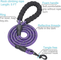 Haapaw Escape-Proof Martingale Dog Collar - Purple / S / 1 Collar + 1 Leash - image 4
