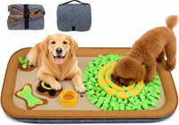 HOPET Snuffle Mat for Dogs Large Breed - 35*20 A-Green Flower Trap