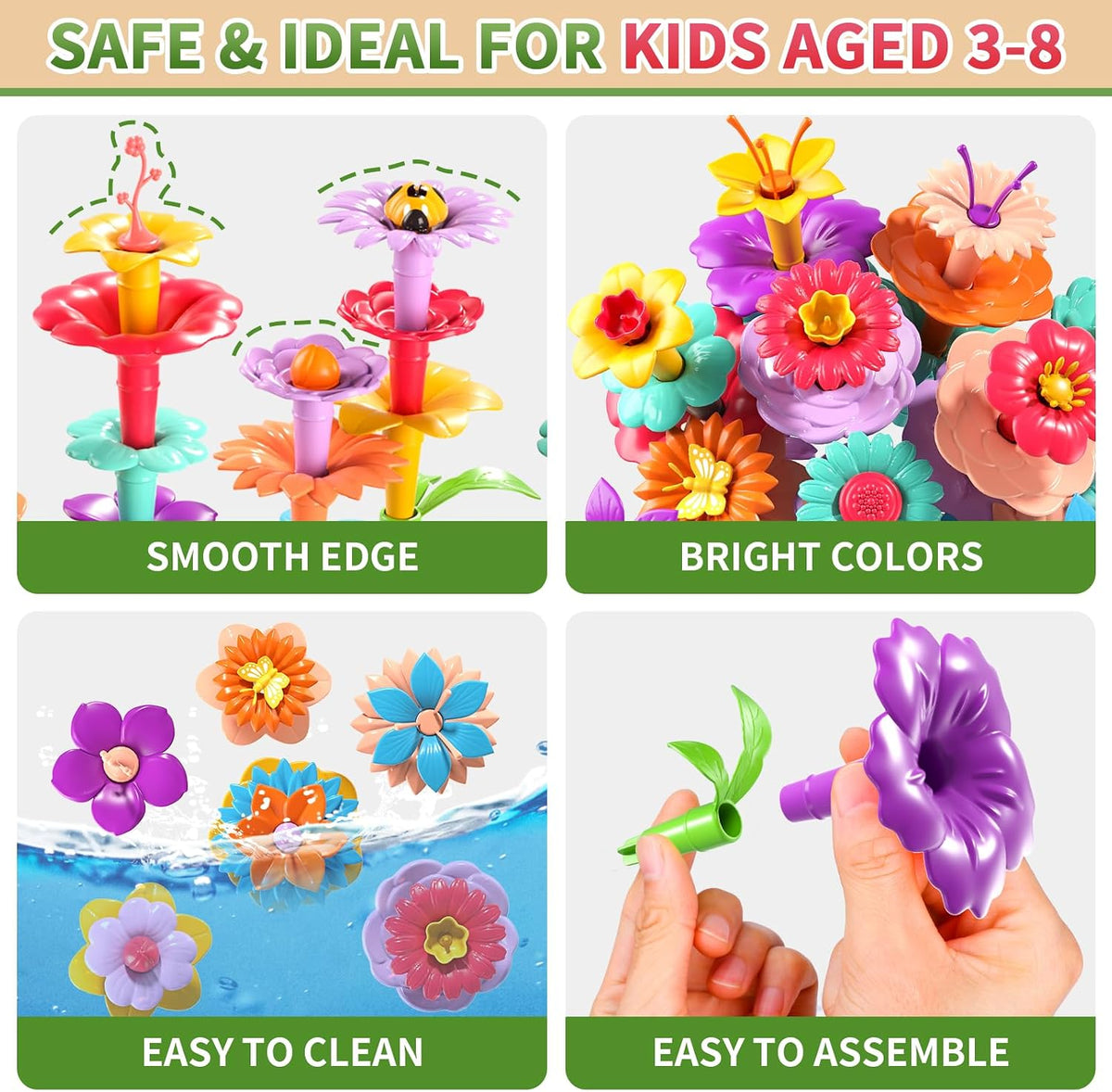 Garbo Star Girl Toys for 3 4 5 6 Year Old Girls Birthday Gift - 235 PCS - image 3
