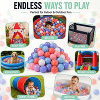 Ball Pit Balls, Bright & Pastel Multicolor Plastic Balls For Kids – Fun for Kids & Family - image 4