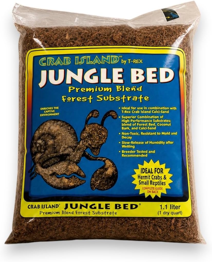 T-Rex Hermit Crab Substrate, Jungle Bed