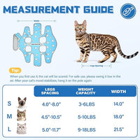 Supet Cat Grooming Hammock, Self-Adherent Cat Wrap for Cutting Nails, Anti-Escape Calming Wrap for Medicine, Nail Clipping, Teeth Brushing, Ear Cleaning