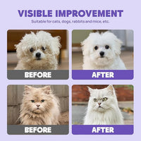 HICC PET Cleaning Deodorizing Glove Wipes for Dogs & Cats, Vet Recommended Hypoallergenic Pet Cleaning and Hydrating Glove Wipes, Nourish Fur Coconut Oil Pet Bathing Wipes for Horse Coat Care