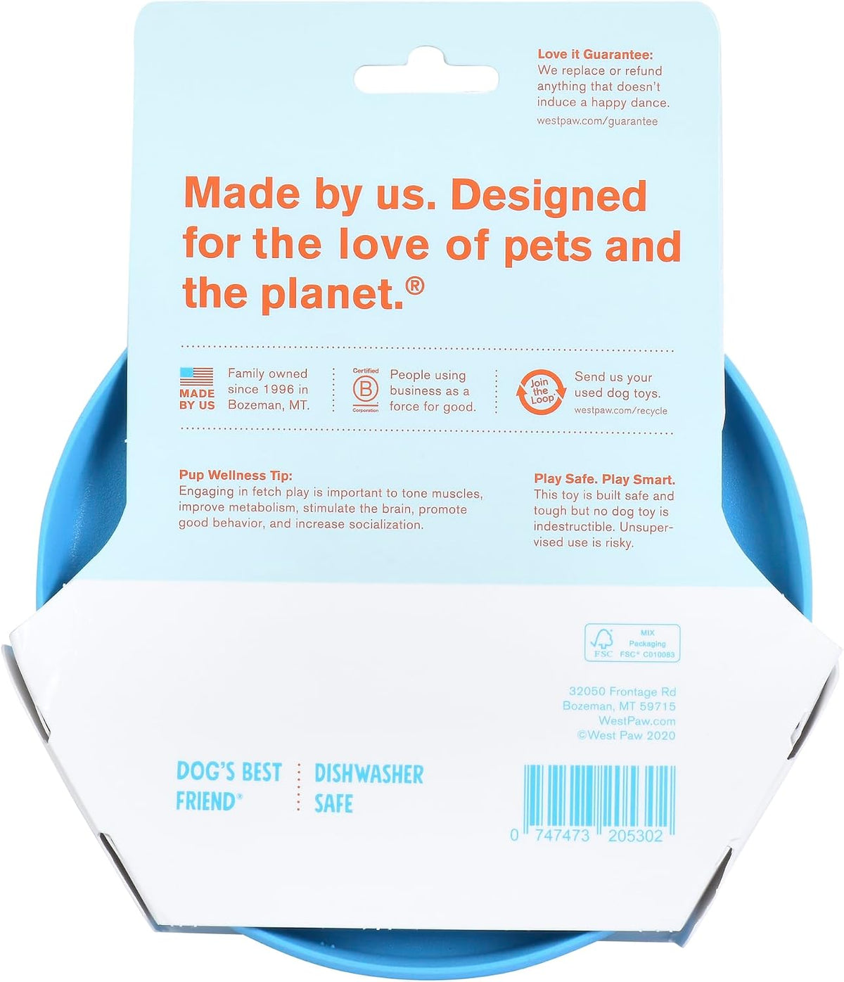 WEST PAW Zisc High-Flying Disc Dog Toy - Small / Aqua Blue / 1 - image 3