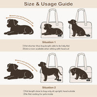 Dog Purse Carrier for Small Dogs - Khaki - image 3