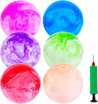 3 Otters 6 PCS Playground Balls with Air Pump