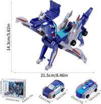 lavekywasa transforming unicorn car toy made from two collision sports cars - view 13