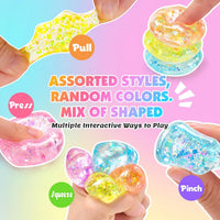 16 Pack Slow Rising Stress Balls，Textured Memory Soft Stress Ball – Fun for Kids & Family - 24 Pack Mini Stress Balls - image 2