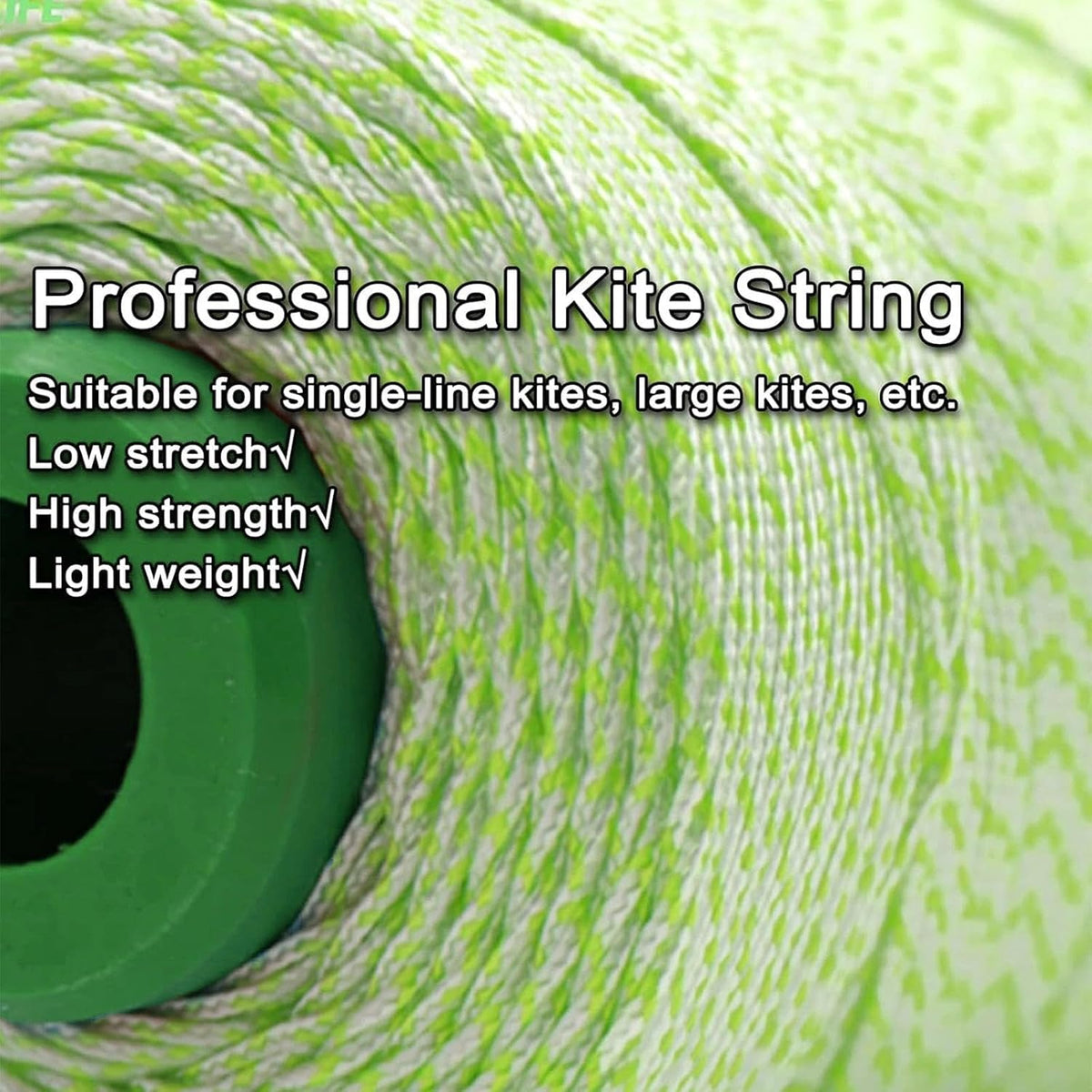 9KM DWLIFE braided dacron kite string in red polyester line - view 4