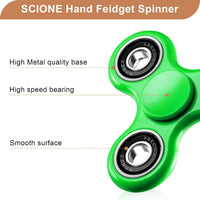 SCIONE Fidget Spinner Toy 1 Pack - Green - image 2