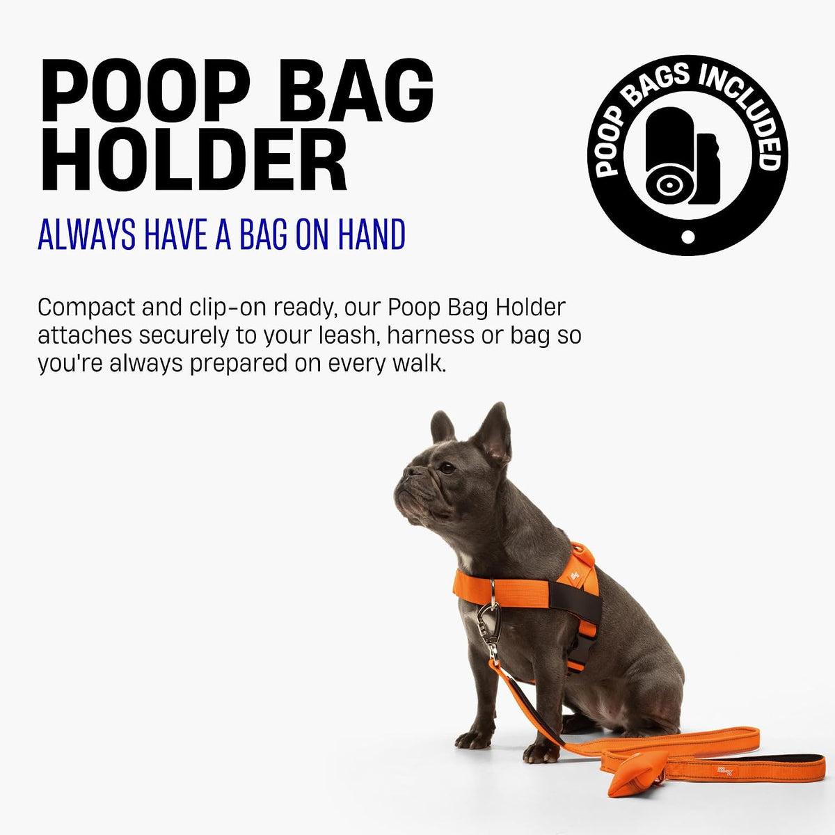 Dog Friendly Co. Poop Bag Holder for Leash, Dog Waste Bag – Essentials for Dogs - Pink - image 2