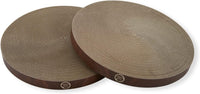 Necoichi Cat Scratcher Bowl Replacement for Indoor Cats - Extra Large / Dark Cherry