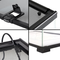 REPTIZOO Small Glass Tank 8 Gallon - 24"W X 12"D X 12"H (15 Gallon) - image 3