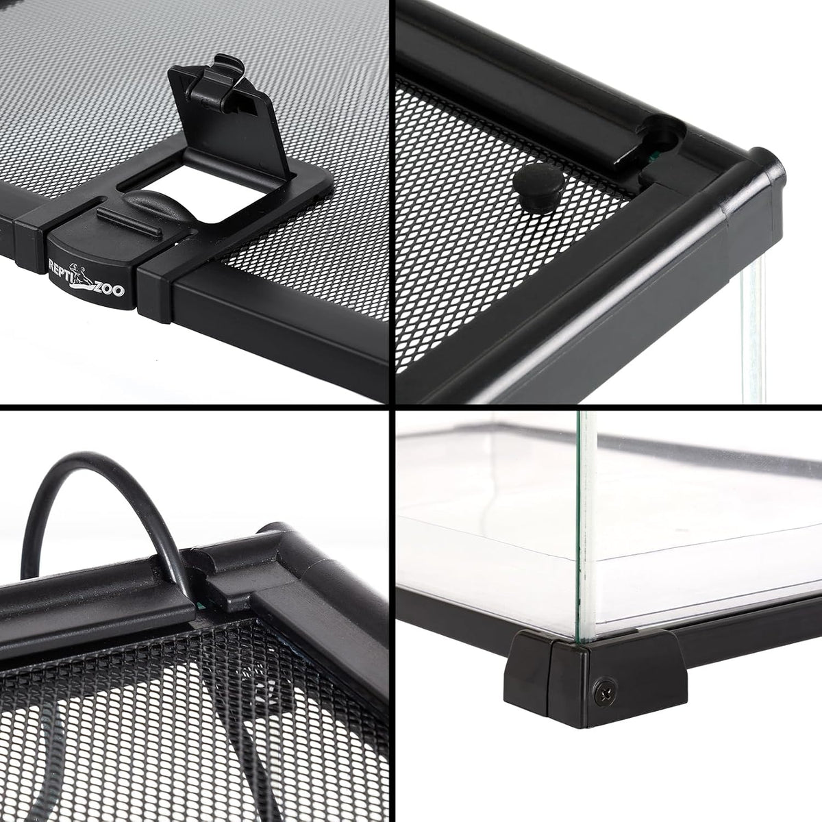 REPTIZOO Small Glass Tank 8 Gallon - 24"W X 12"D X 12"H (15 Gallon) - image 3