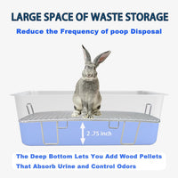 Large Stainless Steel Rabbit Litter Box - Large - image 4