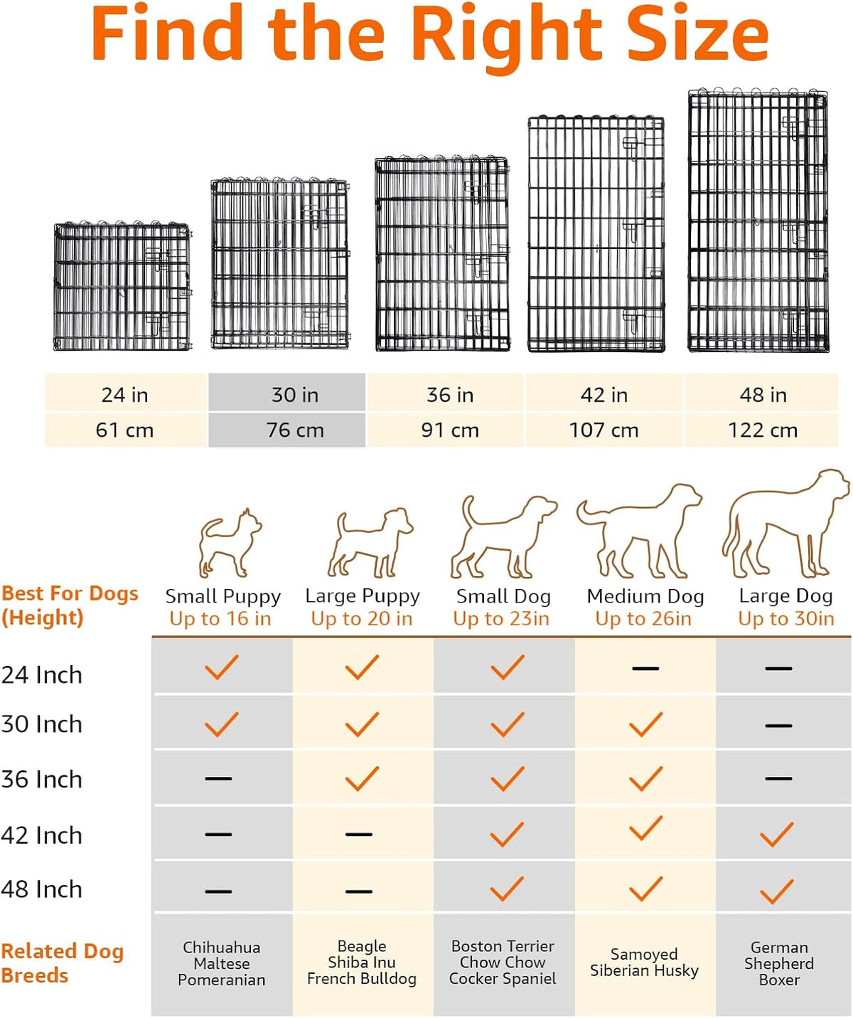 Amazon Basics Portable Foldable Octagonal Metal Exercise Dog Playpen - Single Door / 30"H - image 2